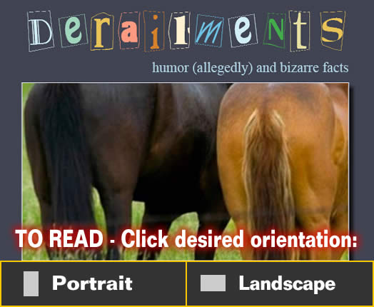 Derailments humor and bizarre facts - Model trains - MRH column January 2014 Derailments humor and bizarre facts - Model trains - MRH column January 2014