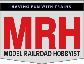 MRH - Model Railroad Hobbyist - Having fun with trains - Sheild logo